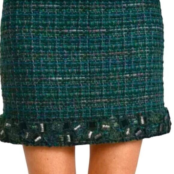 RUNWAY TWEED AUTHENTIC CHANEL DRESS SIZE M/L - Picture 12 of 16